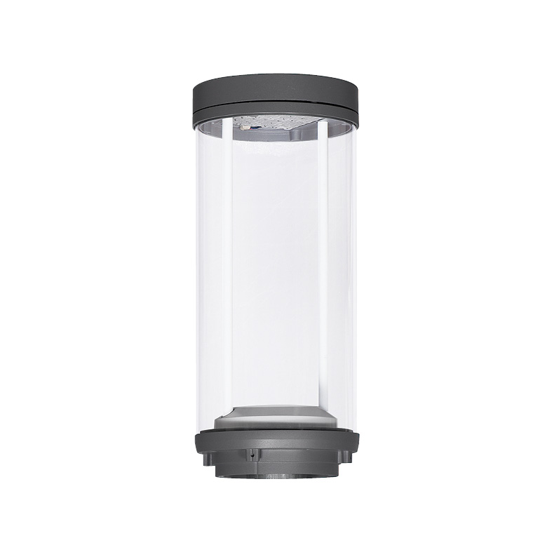 JHTY-9020 Cylindrical LED Garden Post Light with UV Resistant PMMA Cover